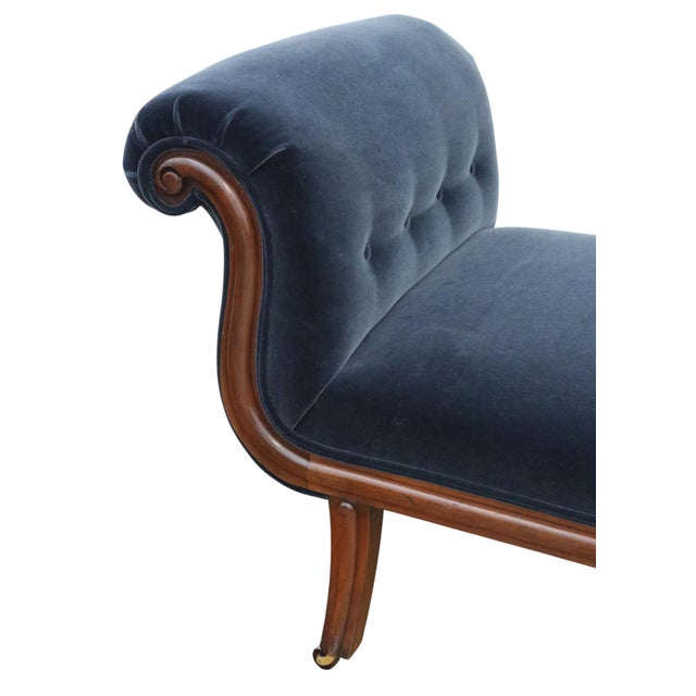 Antique Mahogany Chaise Lounge, 19th Century For Sale - Image 9 of 13