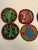 Vintage Textile Art Birds Appliqués Folk Art Costa Rica For Sale - Image 4 of 5