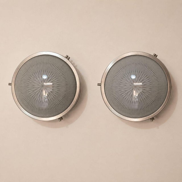 Sigma Wall Lamps by Sergio Mazza for Artemide, Italy 1960, Set of 2 For Sale - Image 3 of 10