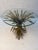 Vintage mid-20th-century gilt metal sheaf of wheat side table, designed in the Hollywood Regency style. Formed from...