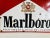 Metal Vintage Marlboro Metal Sign, 1950s For Sale - Image 7 of 12