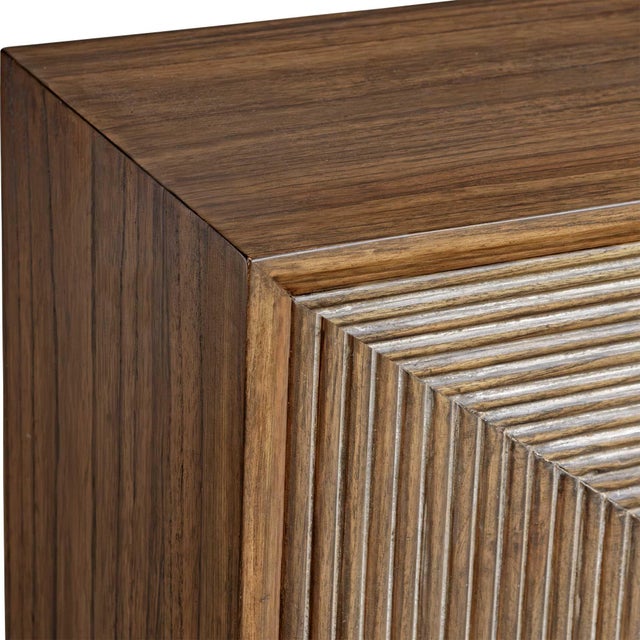 Bottom Line 2 Door Wood Cabinet For Sale - Image 6 of 9