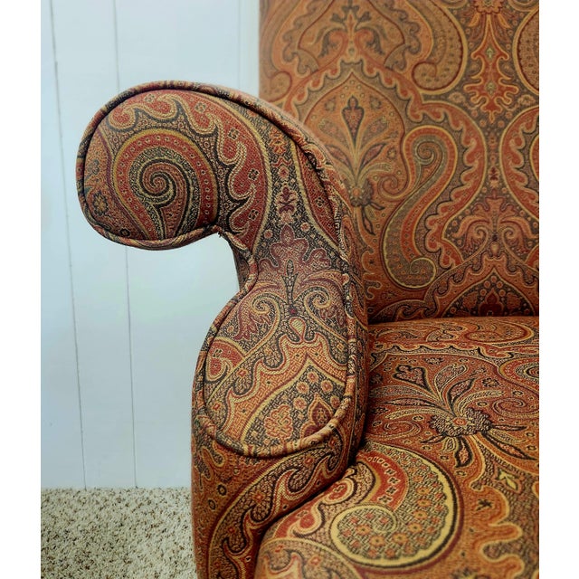Terra Cotta Pair Armchairs Attr Grosfeld House 1940s For Sale - Image 8 of 14