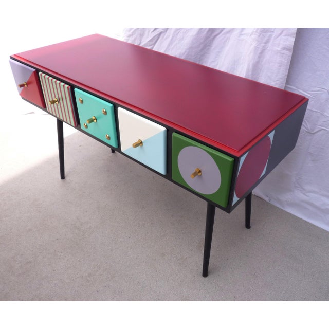 Vintage Chest of Drawers in Wood For Sale - Image 4 of 7