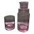 Late 20th Century Bolle Amethyst Bubble Bedside Carafe Set For Sale