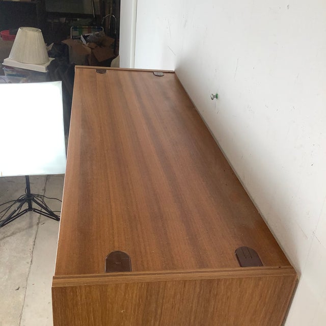 Scandinavian Modern Teak Bookcase Cabinet For Sale - Image 14 of 18
