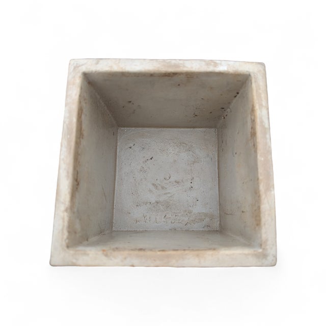 Classic Traditional Paneled Concrete Planter Box For Sale - Image 12 of 16