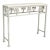 Vintage 36” Palm Beach Console Table With Sculptural Palm Tree Motif For Sale