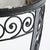 Art Deco Demilune Wrought Iron Spiral Motif & Porto Marble Inset Console Table For Sale - Image 13 of 13