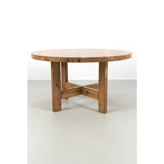 Amazing Round Dining Table from Sweden Designed by Roland Wilhelmsson for Karl Andersson and Söner in the 1970s. Made of...