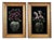 Danish Artist, Still Life Composition, 1960s, Oil Painting on Velvet, Framed, Set of 2 For Sale