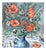 Friedrich Kunitzer, Still Life with Poppies & Jug, 1970s, Oil on Canvas, Framed For Sale