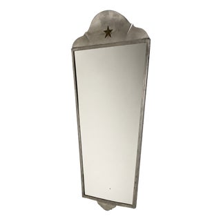 Pewter Mirror by Jacob Ängman for GAB, Sweden, 1930s For Sale