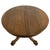 Victorian Antique Oak Pedestal Dining Table With Lion's Paw Feet For Sale - Image 3 of 5