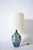 Simonot ceramic lamp, 1940s. Height: 36 cm - 14.17 in Diameter: 23 cm - 9.06 in Height with lampshade: 74 cm - 29.13 in Up...
