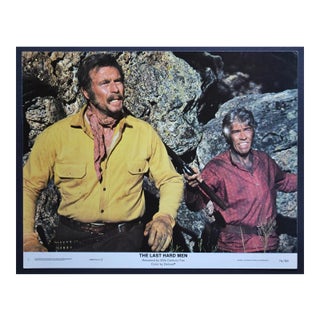 The Last Hard Men American Lobby Card, 1976 For Sale