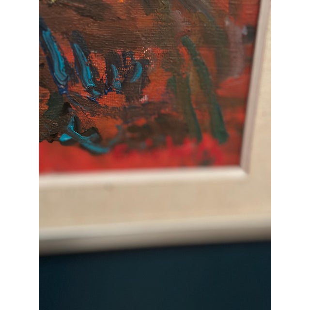 Eric With, Still Life with Flowers, 1960s, Oil Painting on Canvas, Framed For Sale - Image 6 of 18