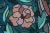 Textile Arts and Crafts Style "Tree of Birds" in Teal Jacquard Woven Throw Blanket For Sale - Image 7 of 11