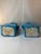 Ceramic Late 20th Century Pair of Chinese Turquoise Glazed Ceramic Foo Dogs on Pedestals For Sale - Image 7 of 7