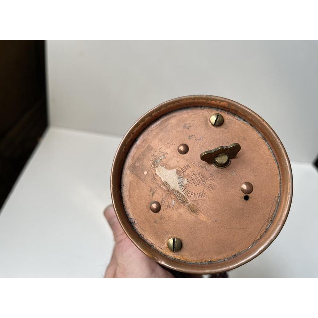 Copper Vintage Swiss Mechanical Music Copper Bucket by Stockli Netstal, 1960s For Sale - Image 8 of 9
