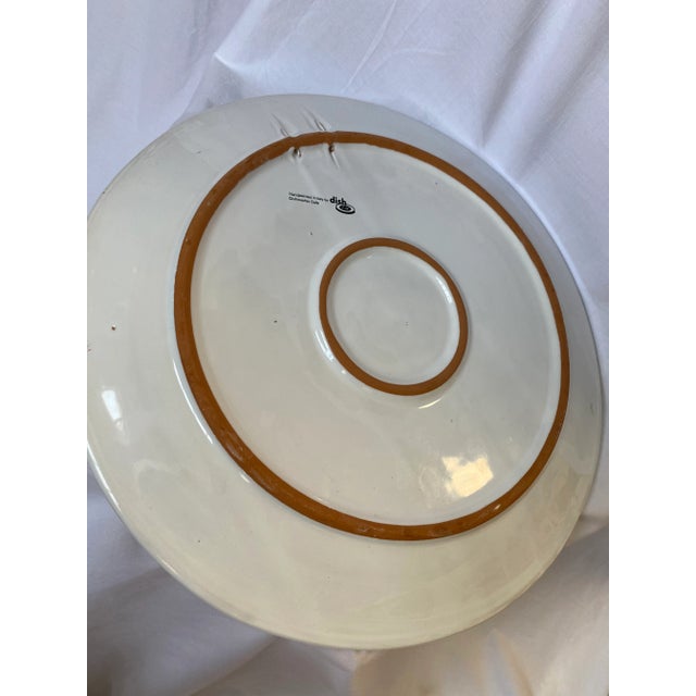 Folk Art 1990s La Musa “Carnevale” Large Acrobat Series Platter for Saks Fifth Avenue For Sale - Image 3 of 5