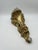 Pair (2) of decorative wall sconce shelves with ornate gold scrollwork. Each sconce shelf measures: - 9.25" W x 10" D x 18" H