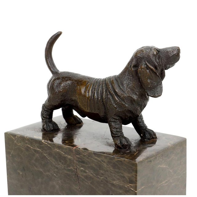 English Basset Hound Figurine For Sale - Image 6 of 12