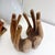 Wood Rare Vintage Hand Carved Wooden Hands Bowl / Art Sculpture / Primitive Wood Centerpiece For Sale - Image 7 of 8