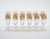 An exceptional set of twelve mid-20th century Tableware , barware champagne flute glass service by the renowned Belgian...