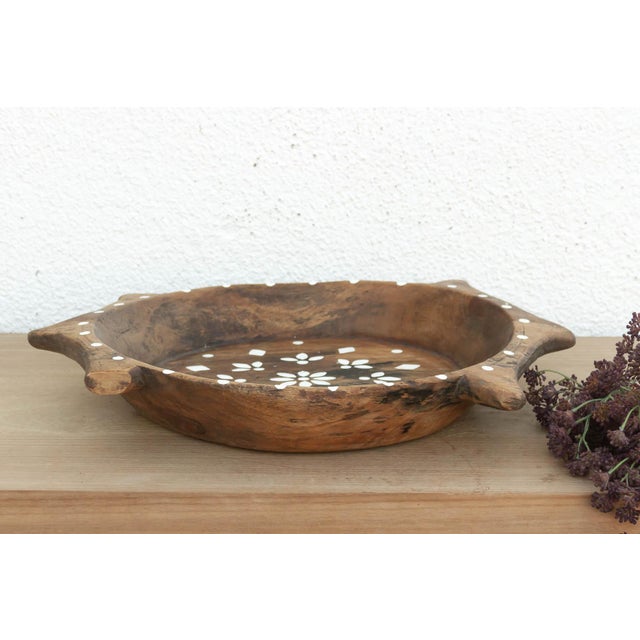 This vintage bowl is a beautiful conversation between the past and the present. The vessel itself is a vintage, hand-...