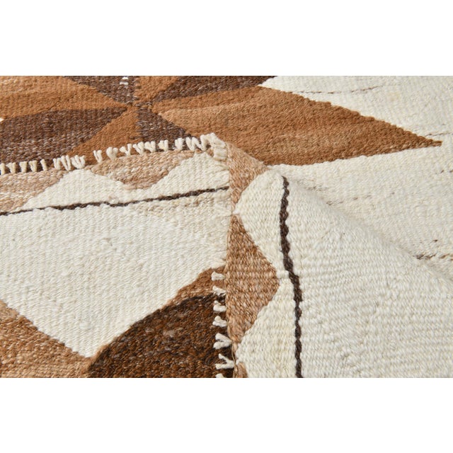 Kilim Beige Runner Rug For Sale - Image 10 of 17