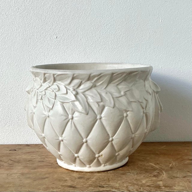 Vintage Boho McCoy Laurel Leaf Cache Pot For Sale - Image 11 of 12