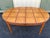 1970s American of Martinsville Faux Bamboo and Rattan Walnut Dining Table For Sale - Image 10 of 12