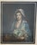 French Provincial Vintage Ornate Gilt Framed “Salad Girl” Portrait – J. Hoffner For Sale - Image 3 of 4