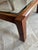 Square Coffee Table in Walnut and Mirrored Glass, Italy, 1970s, in Very Good conditions. Designed 1970 to 1979