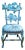 MacKenzie-Childs Pearlescent “Fantasy Fish” Accent Chair For Sale