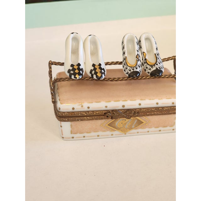 Limoges Porcelain Box Shoe Themed For Sale In San Antonio - Image 6 of 9