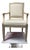 Antique French Carved Fruitwood Louis XVI Style Arm Chairs - Set of 6 For Sale