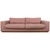 Sepia Fabric Three-Seater with Ottoman in Rose with Storage Compartment from Bolia, Set of 2 For Sale - Image 4 of 18