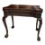 English George II Period Chippendale Mahogany Ball and Claw Foot Card Table For Sale