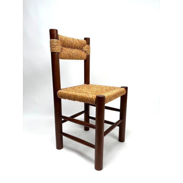Wood Vintage French Dining Chairs by Charlotte Perriand, 1960s, Set of 4 For Sale - Image 7 of 11