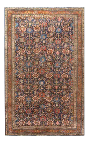 Late 19th Century Palatial Bidjar Rug