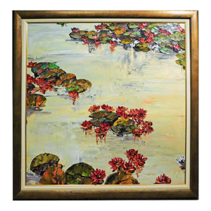 Maya Eventov Untitled Original Acrylic Canvas H.Signed ME111511-03w/custom Frame