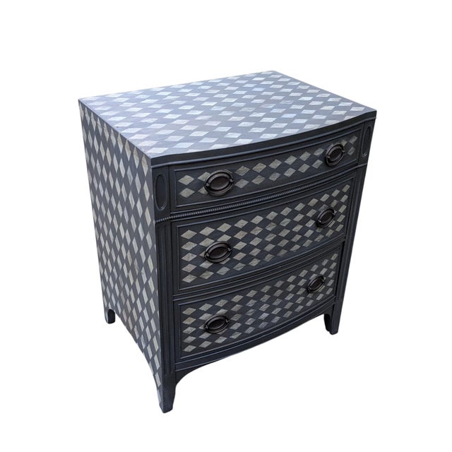 Vintage Custom Made Harlequin Dresser by Drexel Furniture For Sale In Charlotte - Image 6 of 18