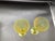 Yellow 1920s Yellow Uranium Wine Glasses- Set of 2 For Sale - Image 8 of 11
