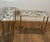 1940s 1940s Pair of brass side tables with oxidized mirror tops by Maison Baguès For Sale - Image 5 of 12