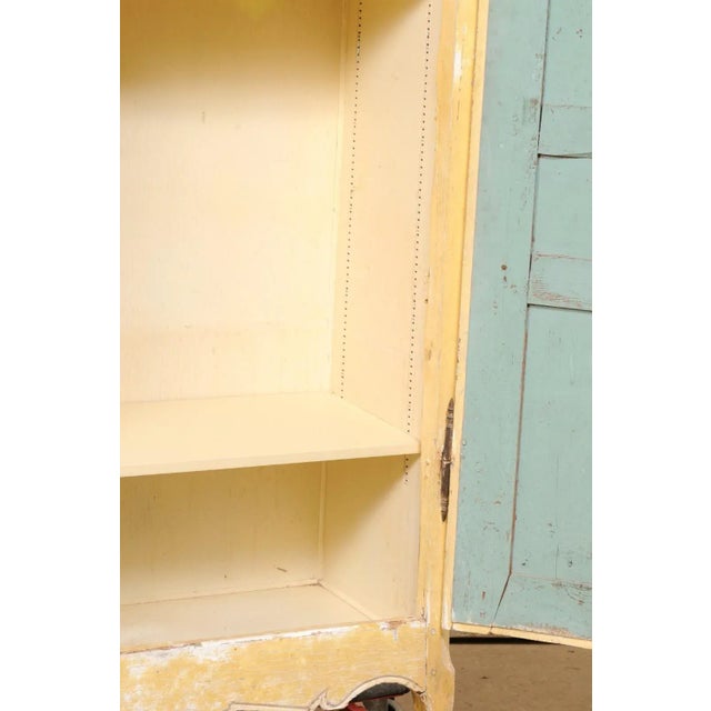 19th Century French Antique Single Door Pantry Cabinet For Sale - Image 10 of 12