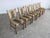 Brutalist Dining Chairs in Oak attributed to Henning Kjærnulf, 1960s, Set of 6 For Sale - Image 10 of 13
