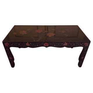 20th Century Asian Chinoiserie Coffee Table, 1970s For Sale