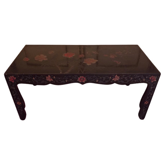 20th Century Asian Chinoiserie Coffee Table, 1970s For Sale
